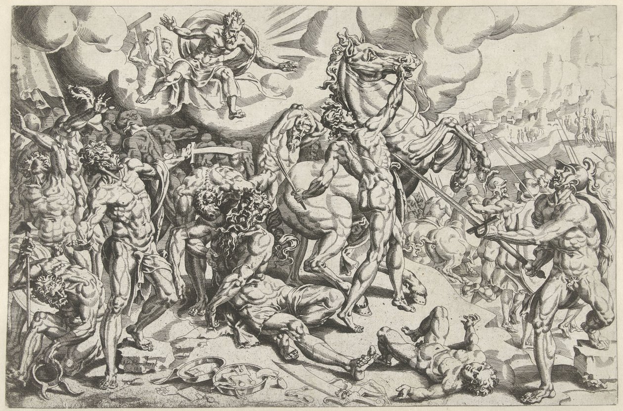 Omvendelse av Paulus av Dirck Volckertsz. Coornhert (attributed to)