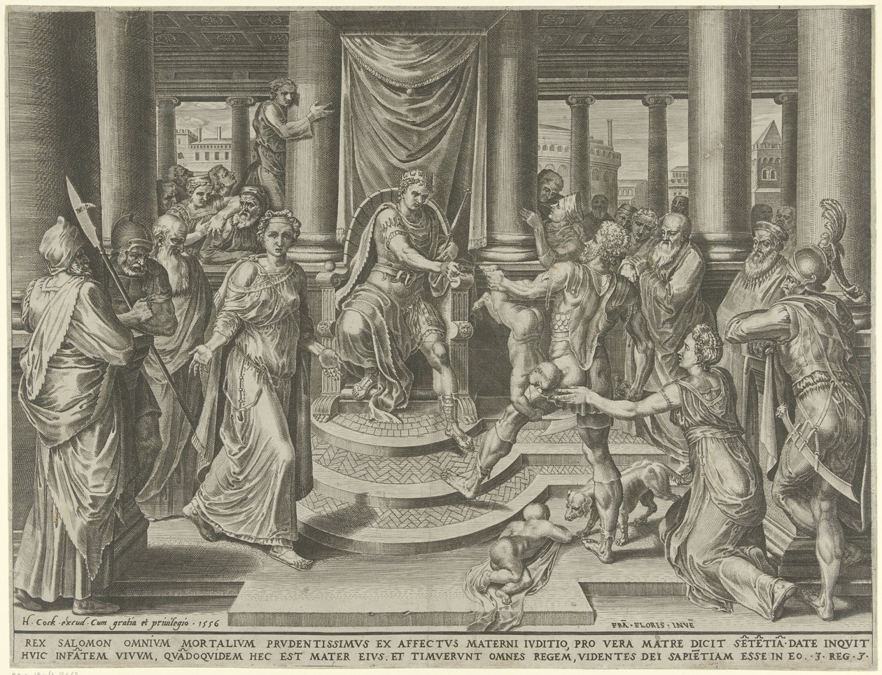 Salomos dom av Dirck Volckertsz. Coornhert