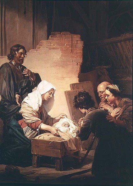 Hyrdenes tilbedelse av Dirck de Bray