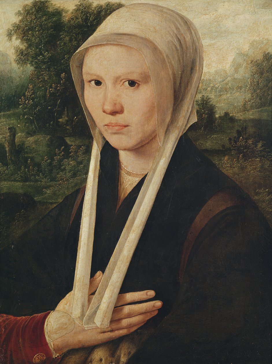 Portrett av en ung kvinne, ca. 1530 av Dirk Jacobsz