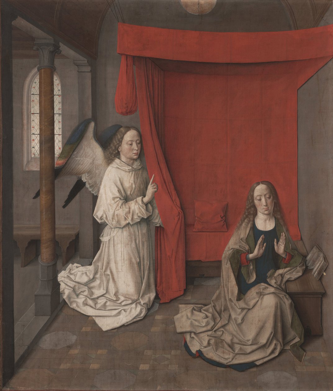 Bebudelsen, ca 1455 av Dirk Bouts