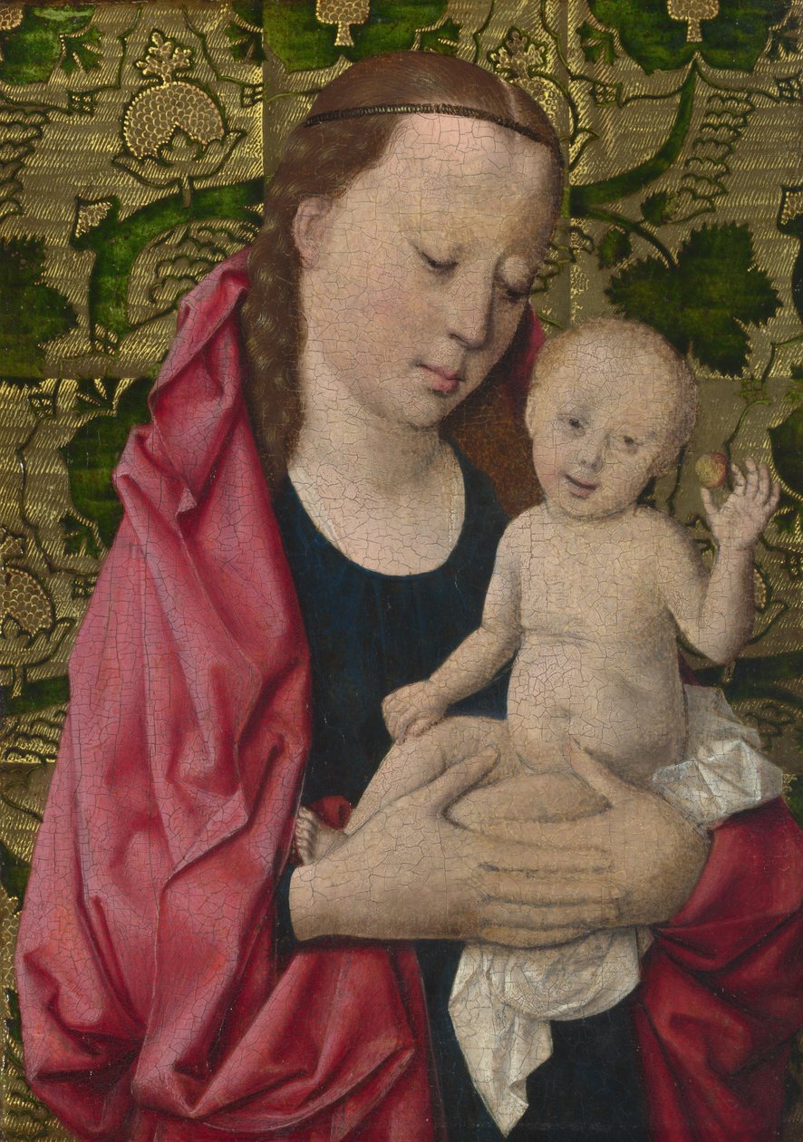 Jomfruen og barnet, ca 1465 av Dirk Bouts