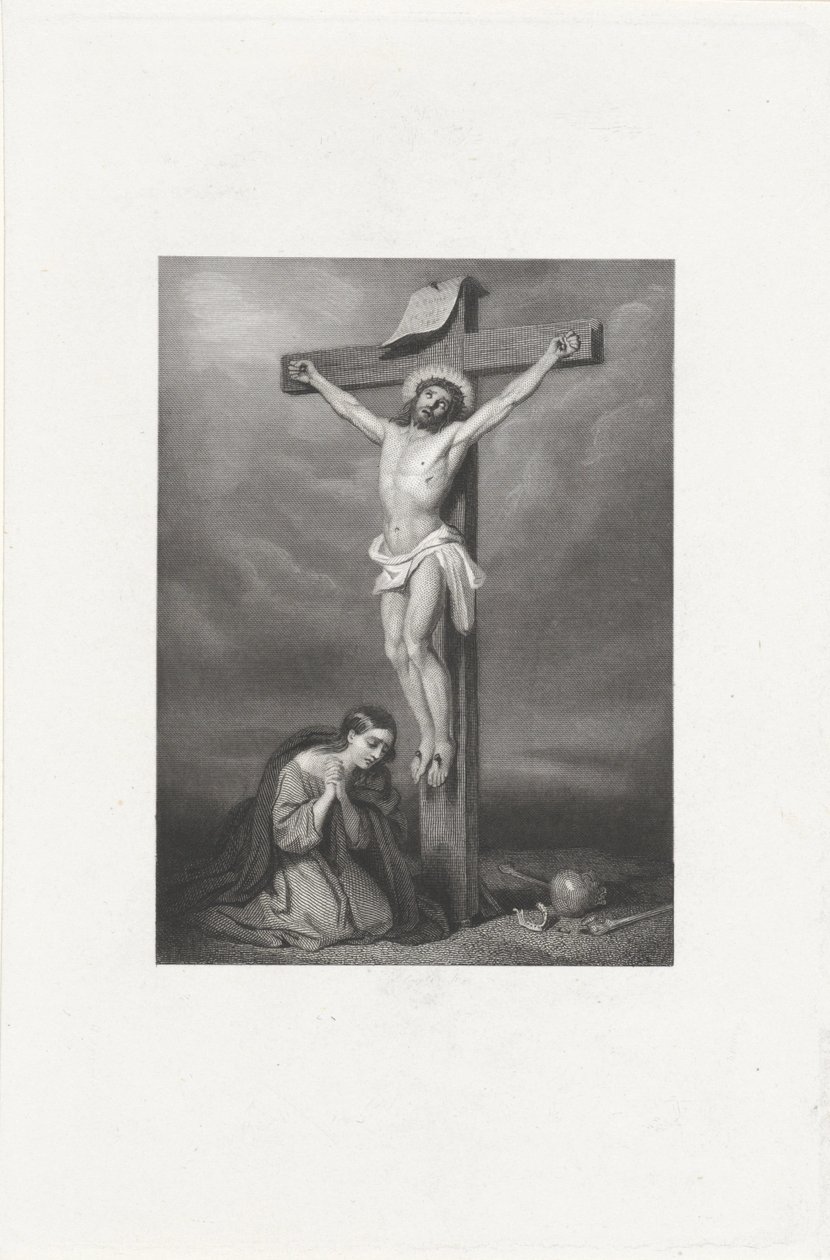 Maria Magdalena ved korset av Dirk Jurriaan Sluyter