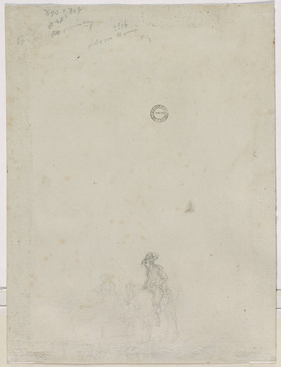 Skisse av bønder ved en fontene, 1784. av Dirk Langendyk