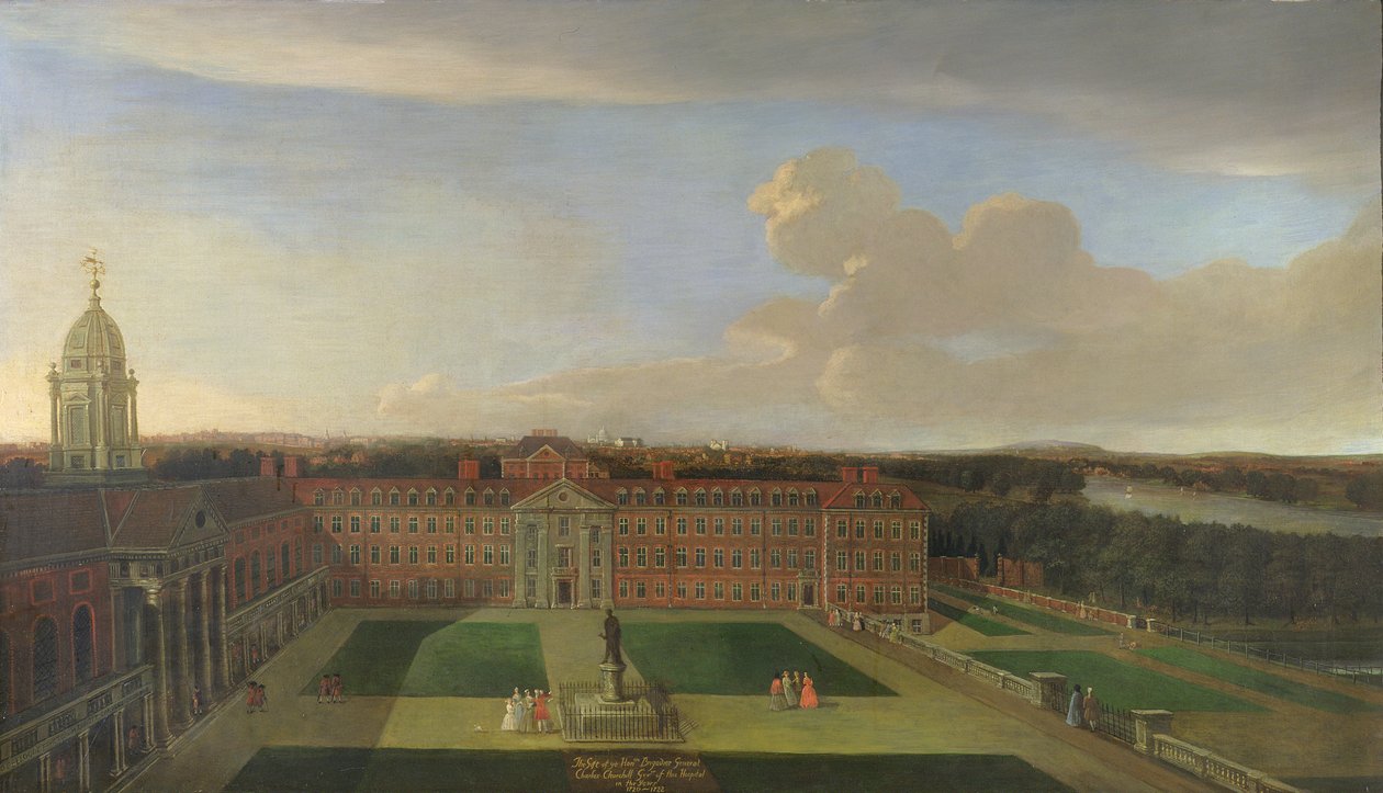 The Royal Hospital, Chelsea, 1717 av Dirk Maes