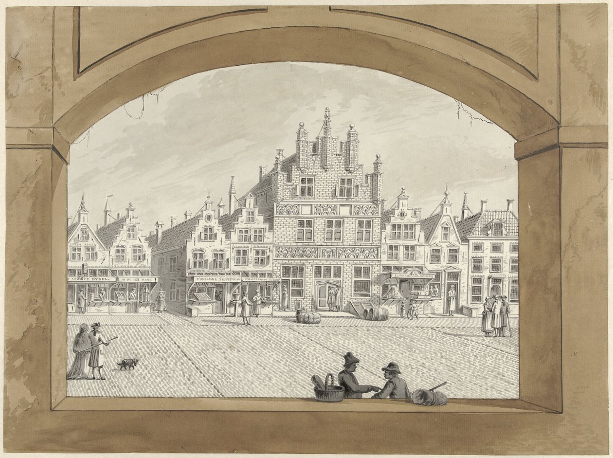 Koopmanshal i Middelburg av Dirk Verrijk