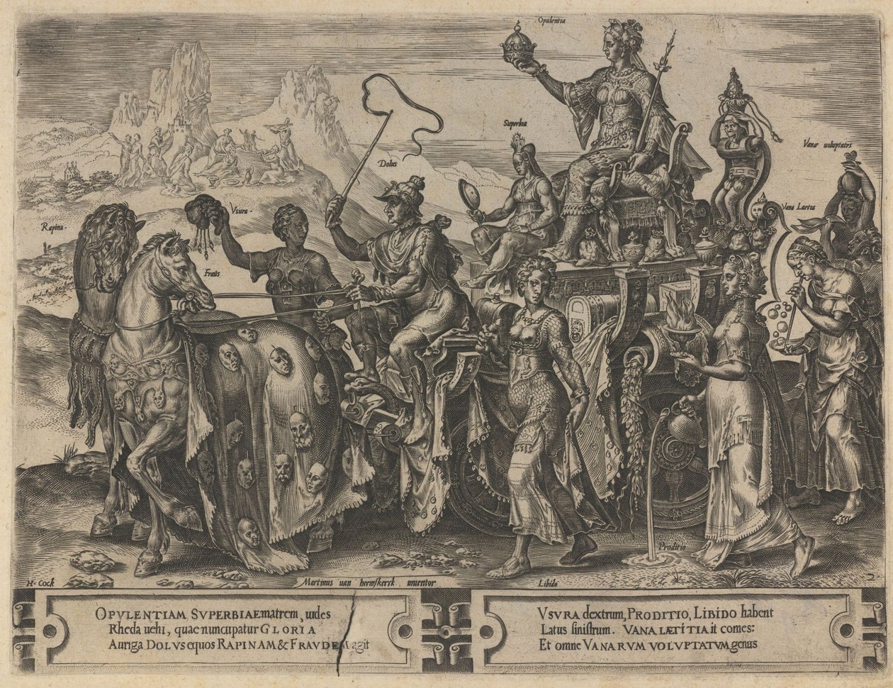 Rikens triumf, 1564 av Dirk Volkertsz. Coornhert