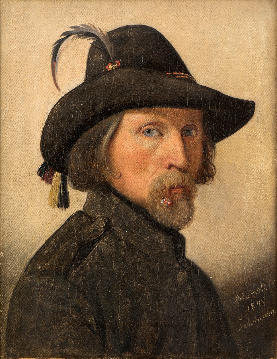 Selvportrett som legionær, 1848. av Ditlev Blunck