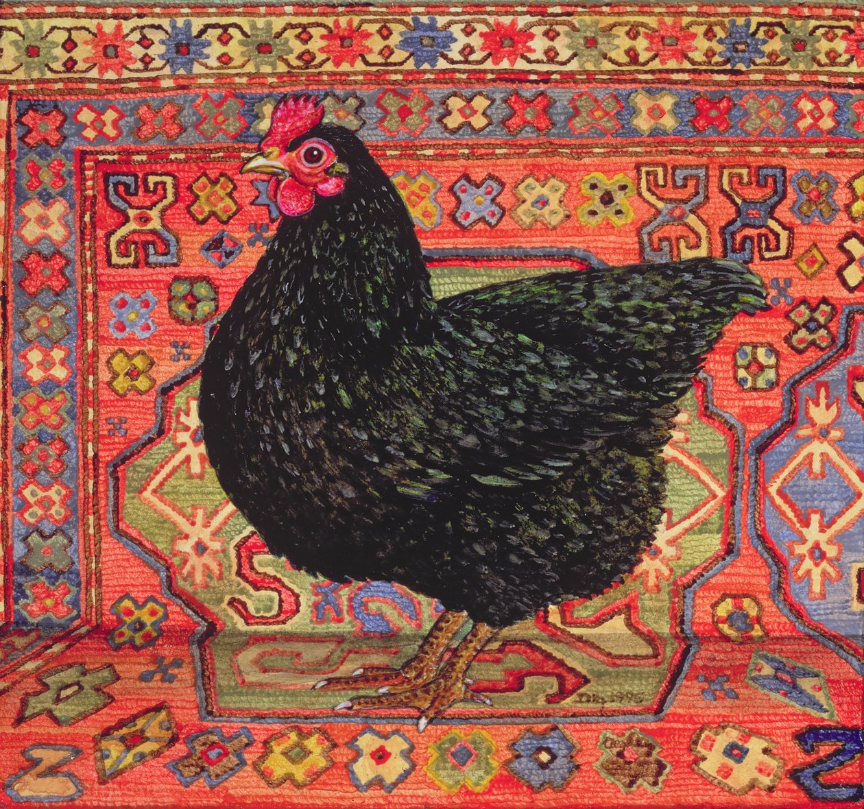 Svart teppekylling, 1995 av Ditz