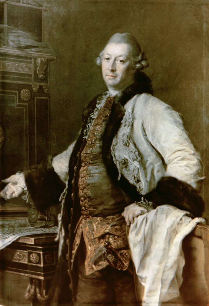 Portrett av Aleksandr Filippovich Kokorinov (1726–72) arkitekt, direktør og første rektor ved Kunstakademiet, 1769 av Dmitri Grigorievich Levitsky