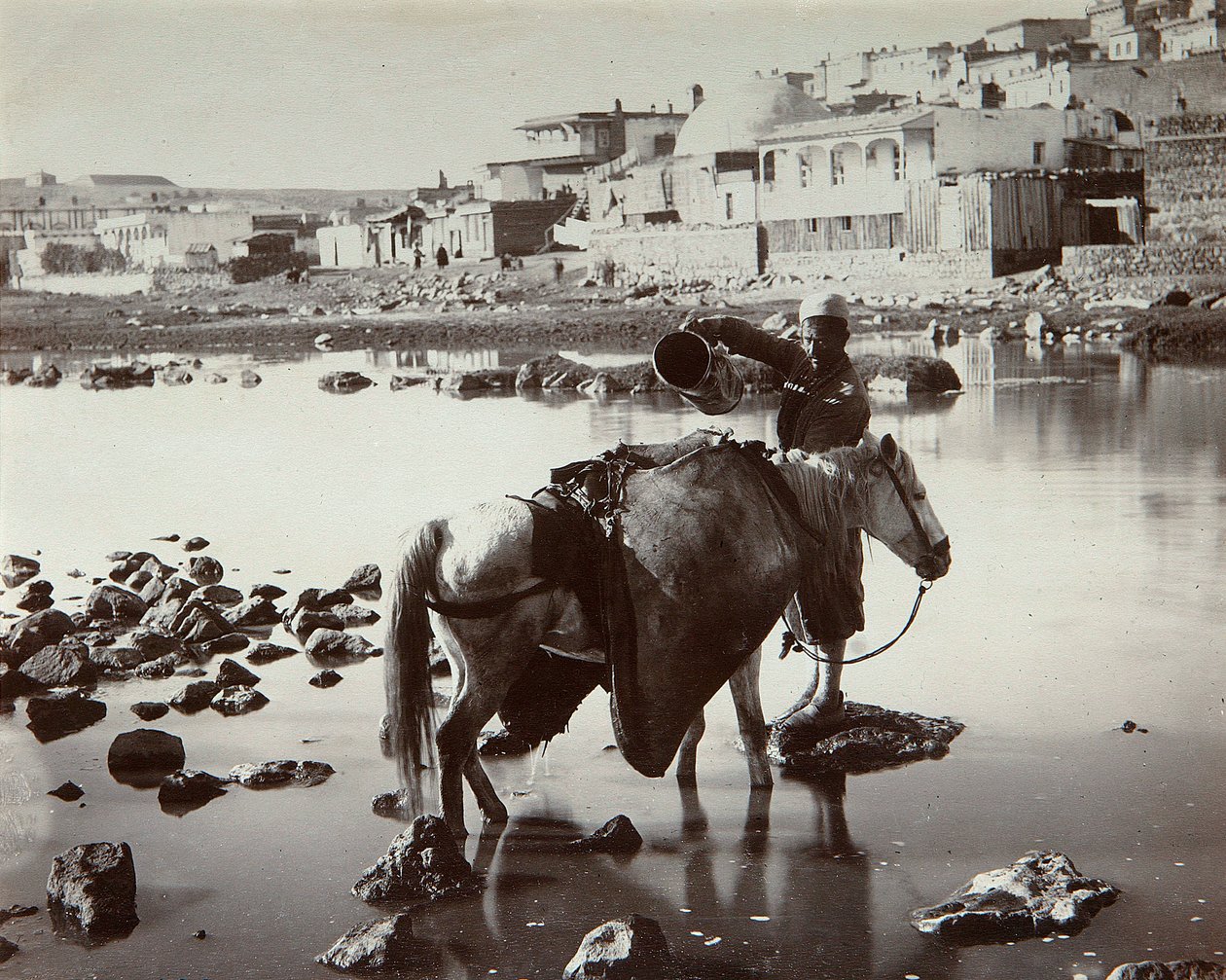 A Watering Place, 1880-tallet av Dmitri Ivanovich Yermakov