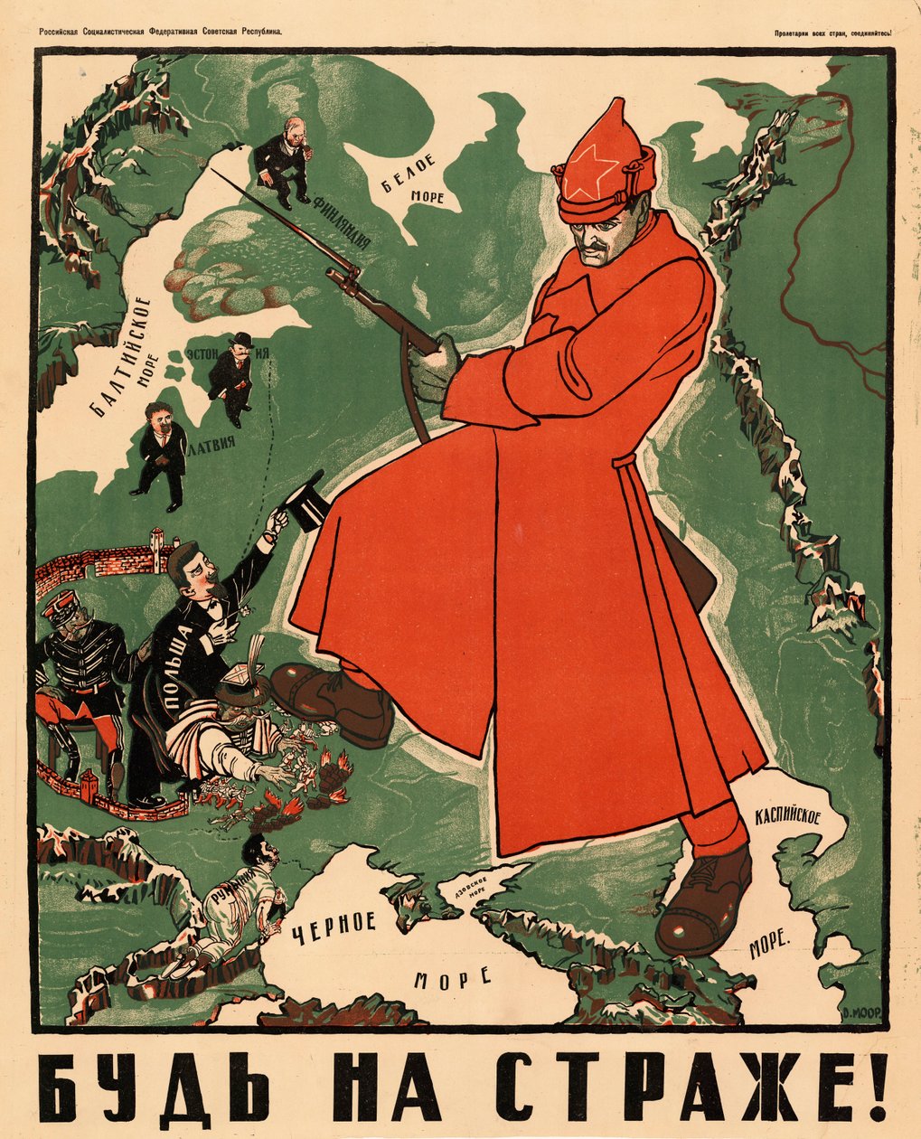 Stå vakt!, 1921. av Dmitri Stachievich Moor