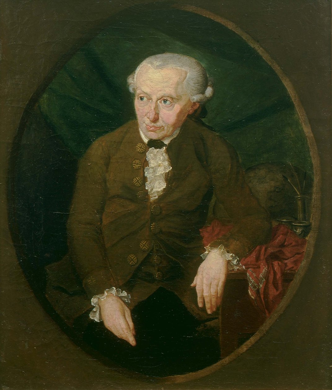 Portrett av Immanuel Kant 1724-1804, 1791 av Doepler