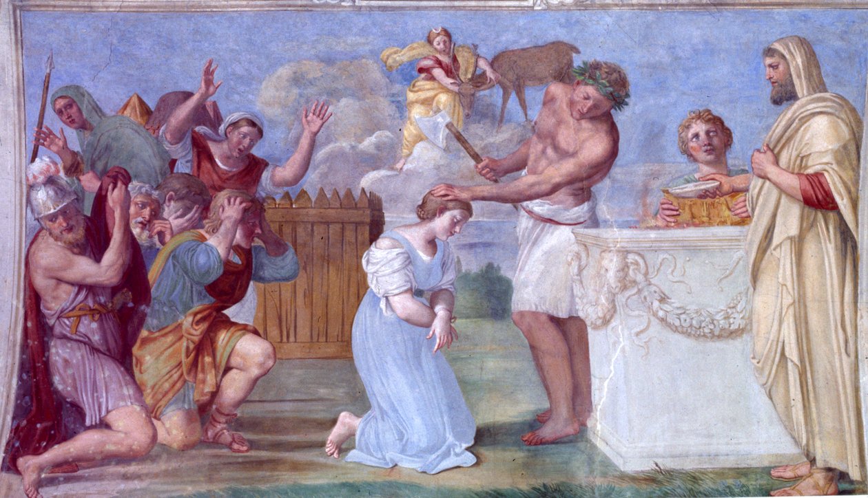 Offer av Iphigenia av Domenichino