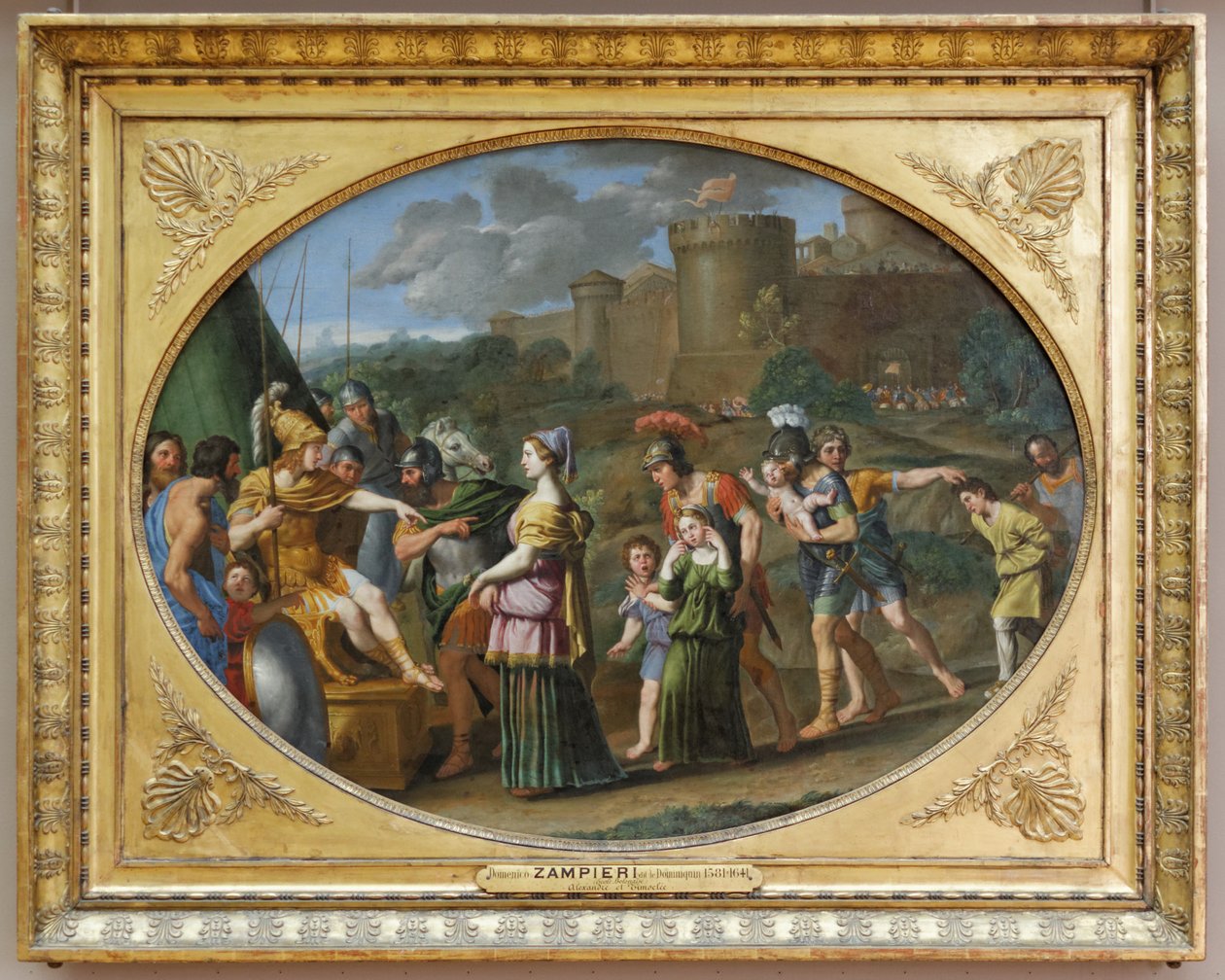 Timoclea før Alexander den store av Domenichino