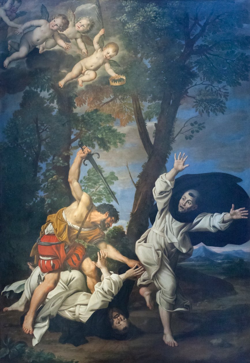 Peters martyrium fra Verona av Domenichino (1581 1641)