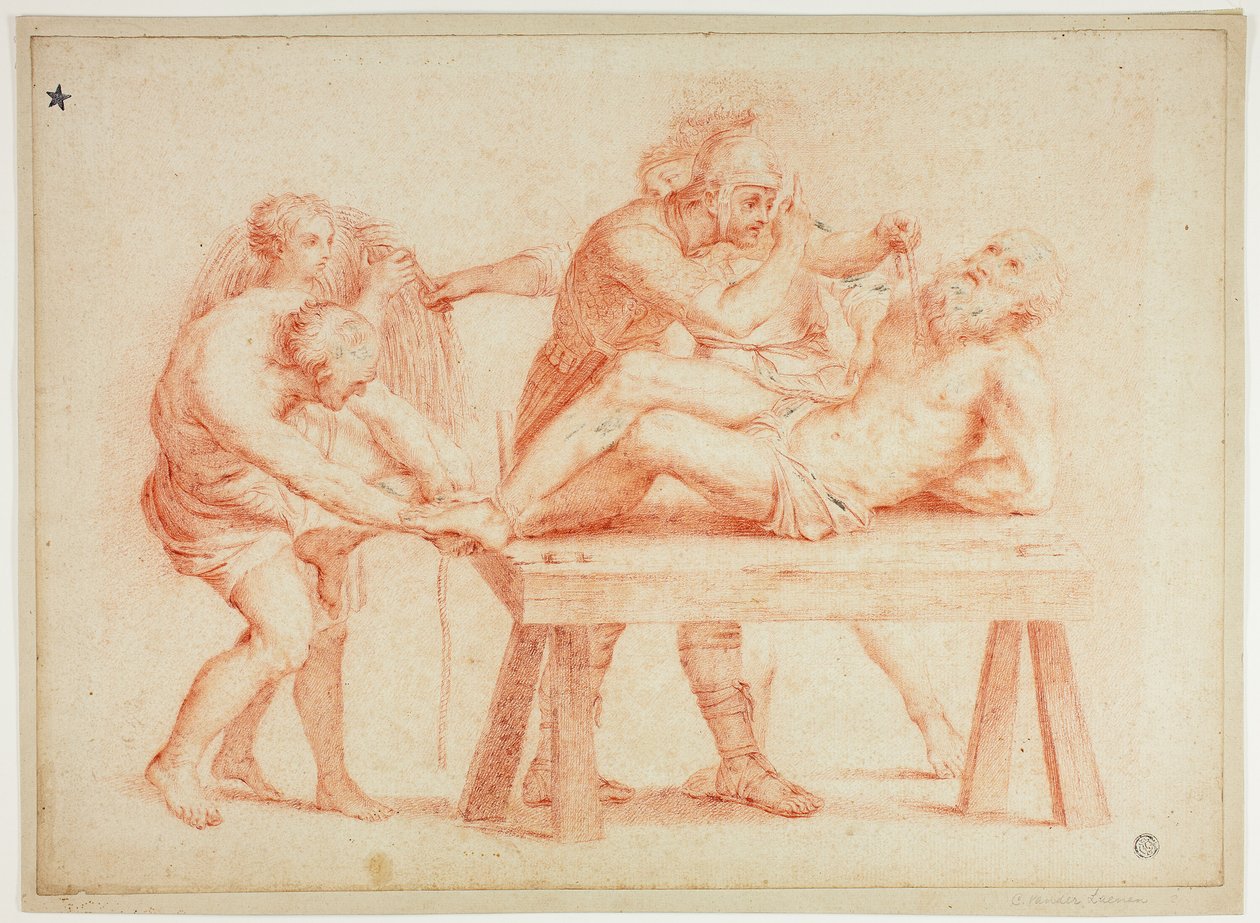 Flagelering av Saint Andrew av Domenichino
