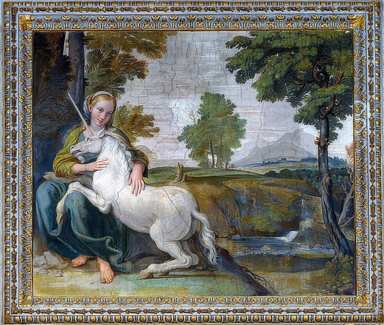 Jomfruen med en enhjørning. 1604-05 av Domenichino