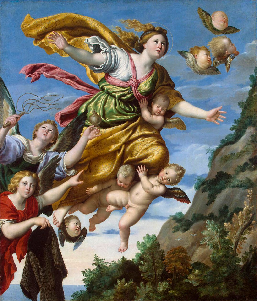 Maria Magdalena tatt opp til himmelen