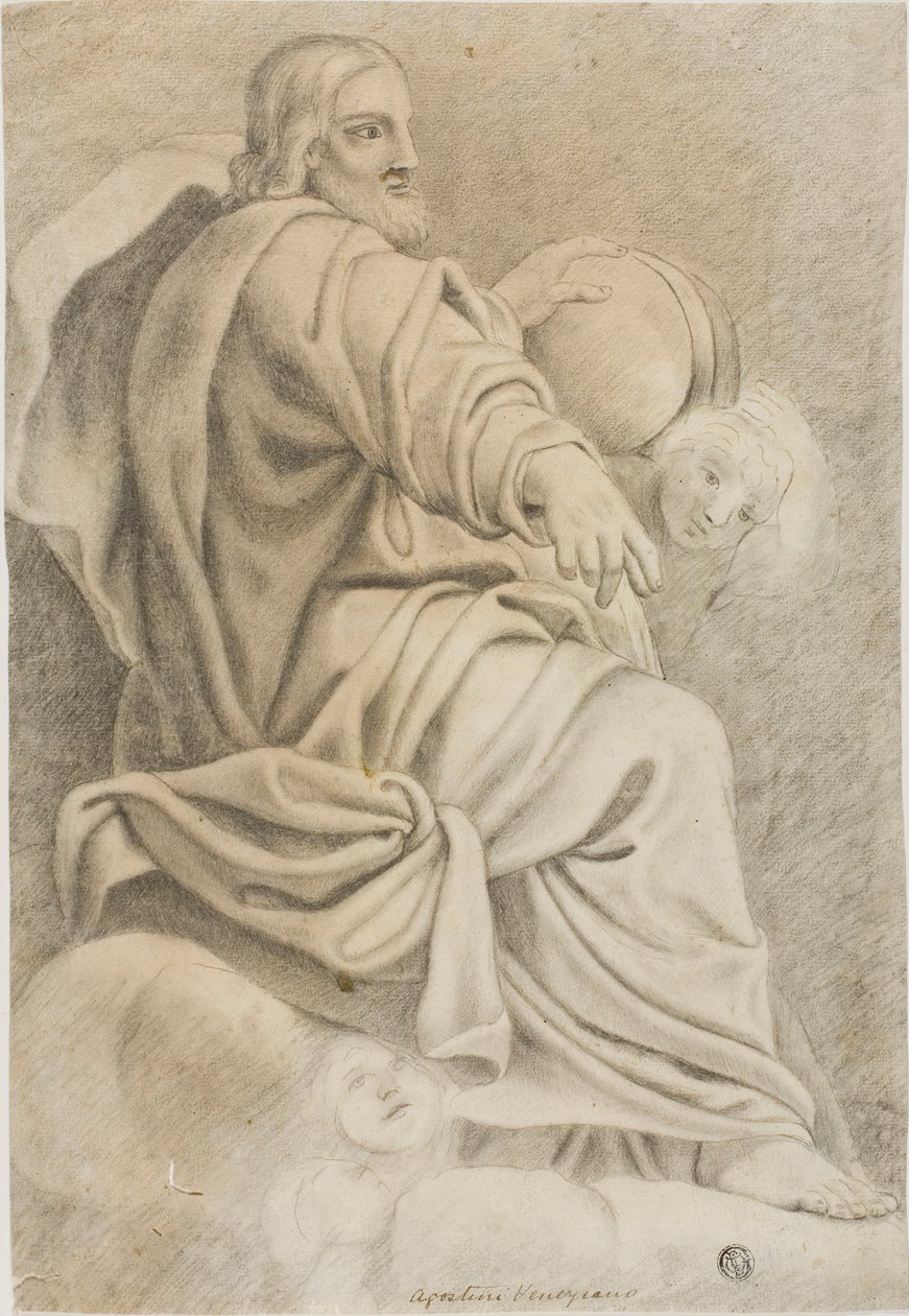Sittende Kristus av Domenichino