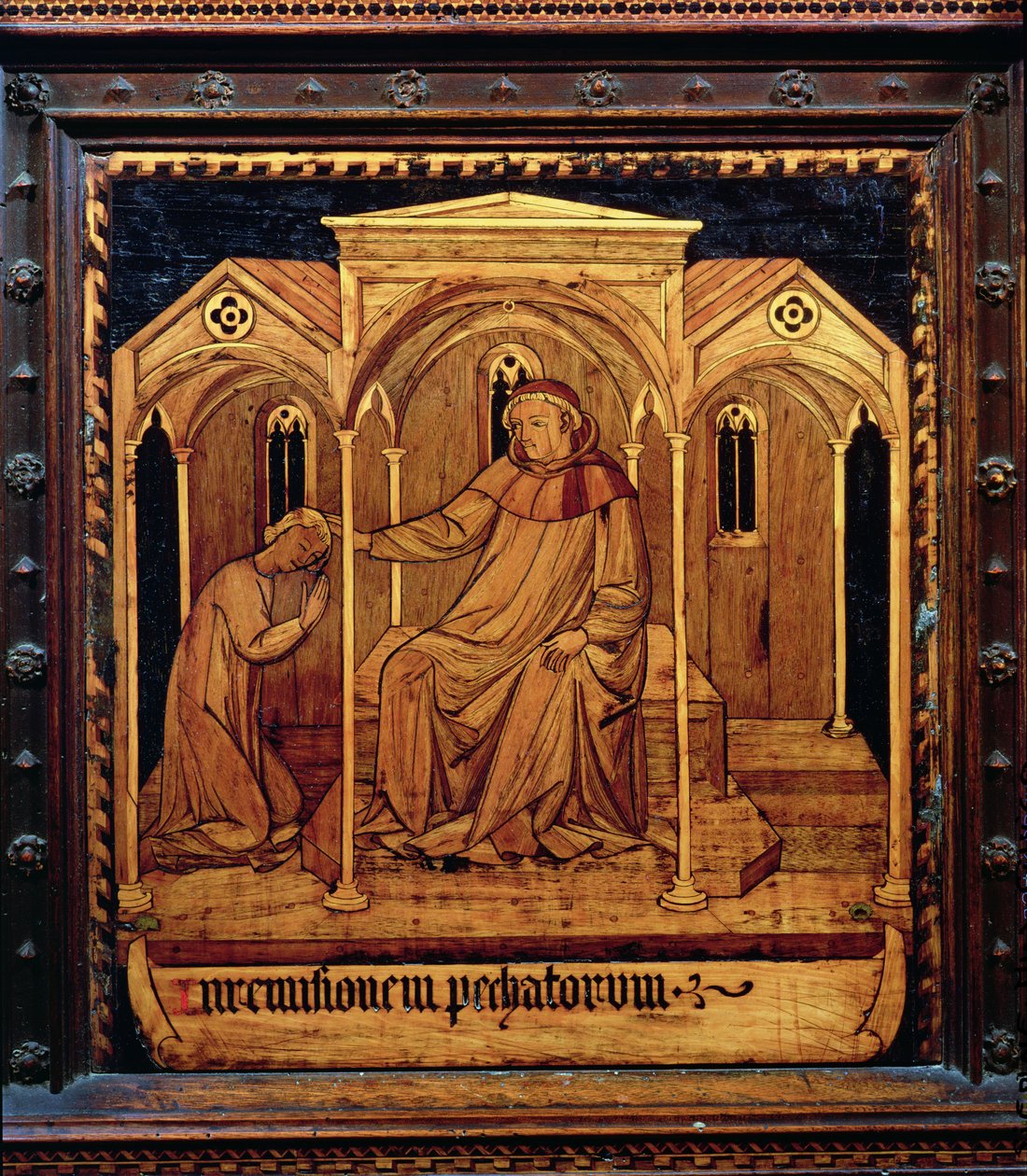 Bekjennelsen (tre) av Domenico di Niccolo dei Cori