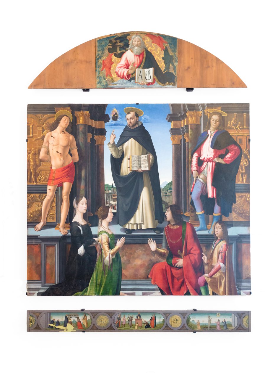 Altertavle av st. Vincent Ferrer av Domenico (1449 94) Ghirlandaio