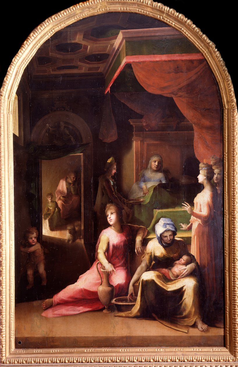 Jomfruens fødsel (maleri, ca. 1540-1543) av Domenico Beccafumi