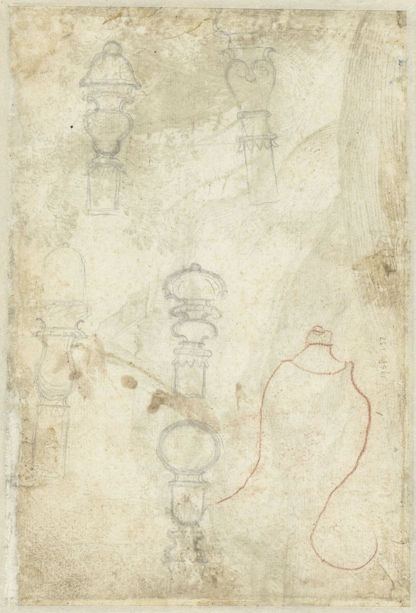 Schițe de nasturi norvegieni av Domenico Campagnola (possibly)