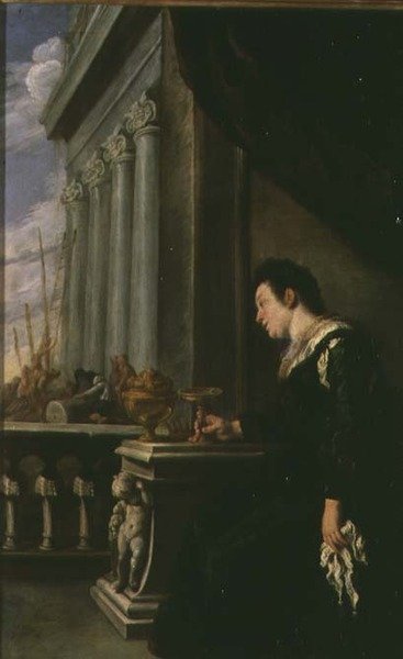 Artemisia (panel) av Domenico Fetti or Feti