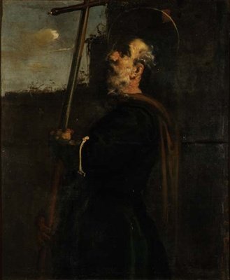 St. Filip apostelen av Domenico Fetti or Feti