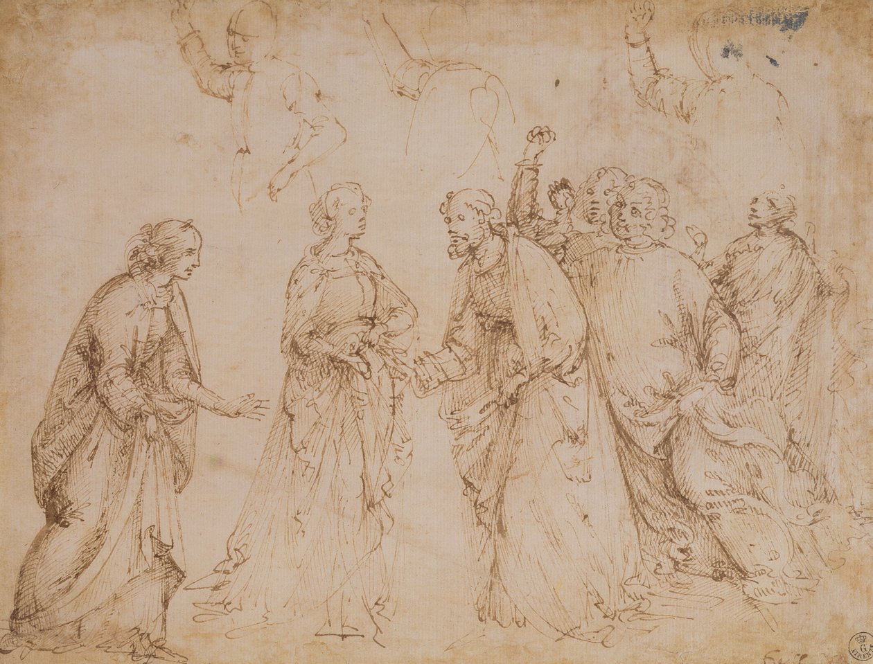 Jomfruens ekteskap av Domenico Ghirlandaio