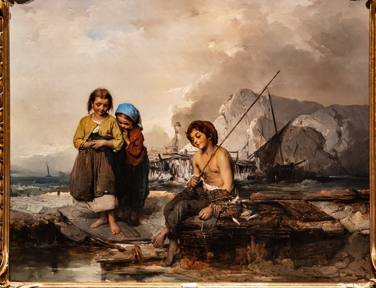 Unge fiskere av Domenico Induno