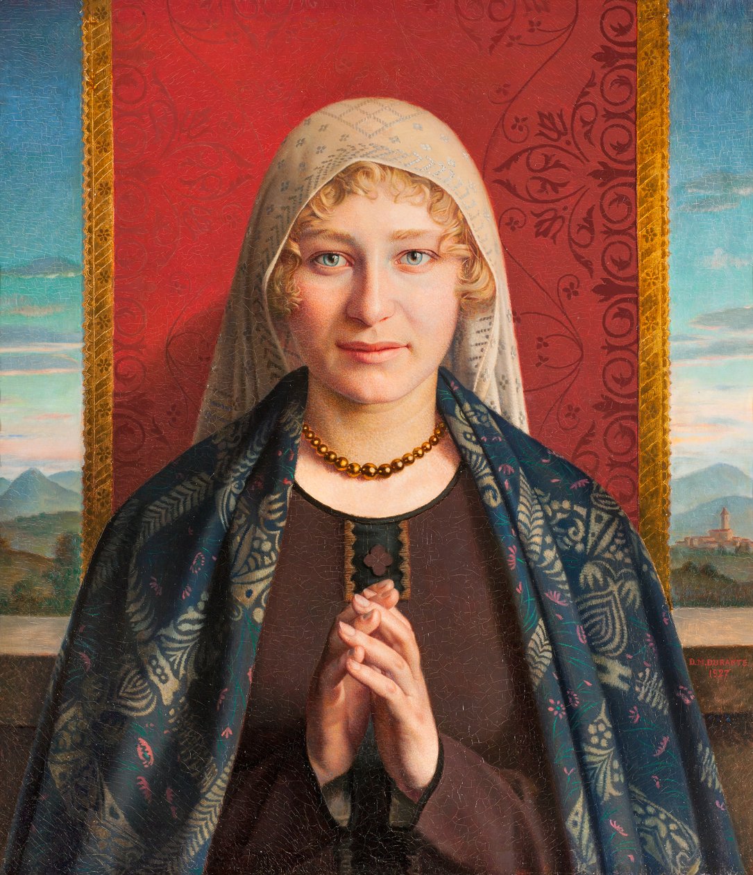 Angelus Prayer (olje på lerret) av Domenico Maria Durante