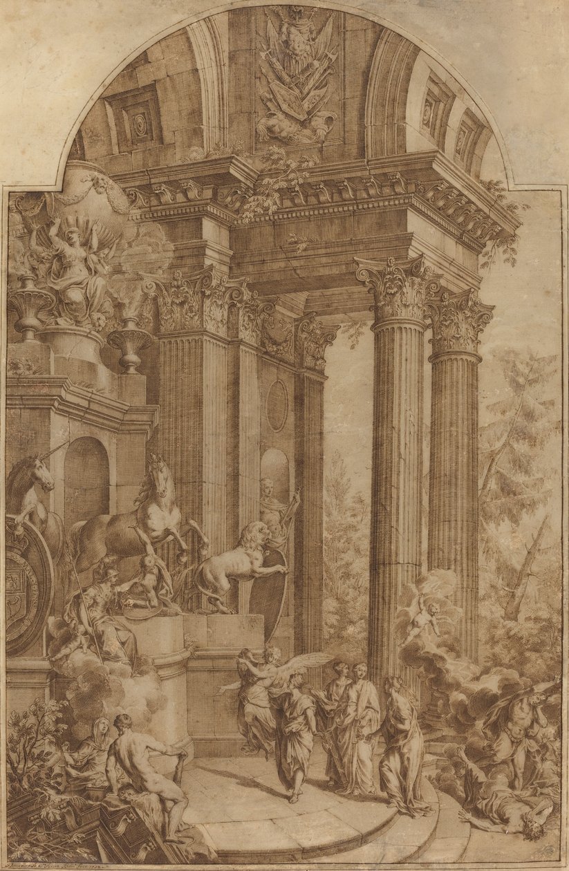 Monument til kong George I av Domenico Maria Fratta