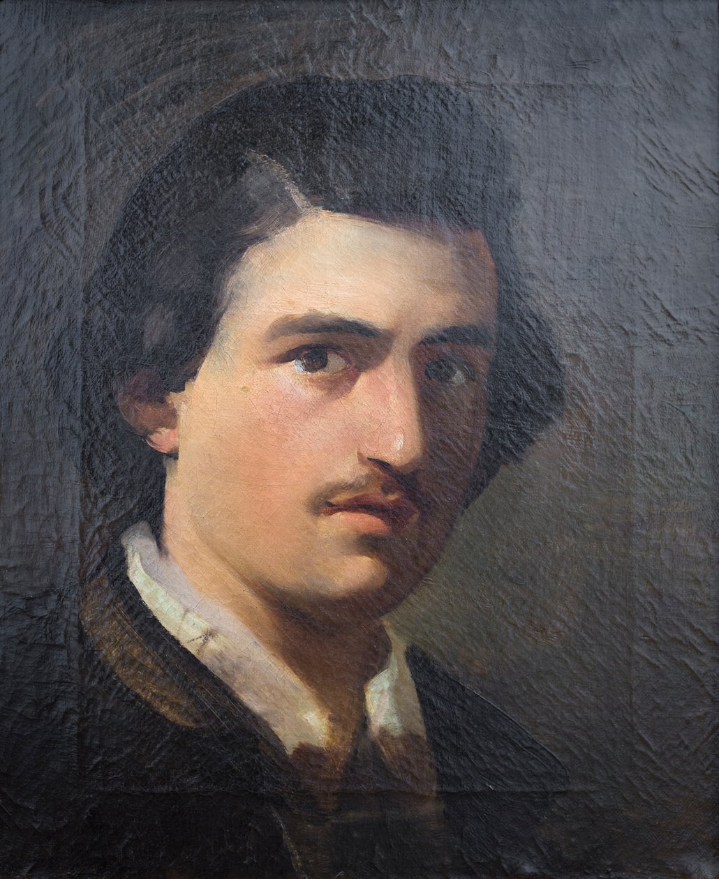 Selvportrett på nesten tjue av Domenico Morelli