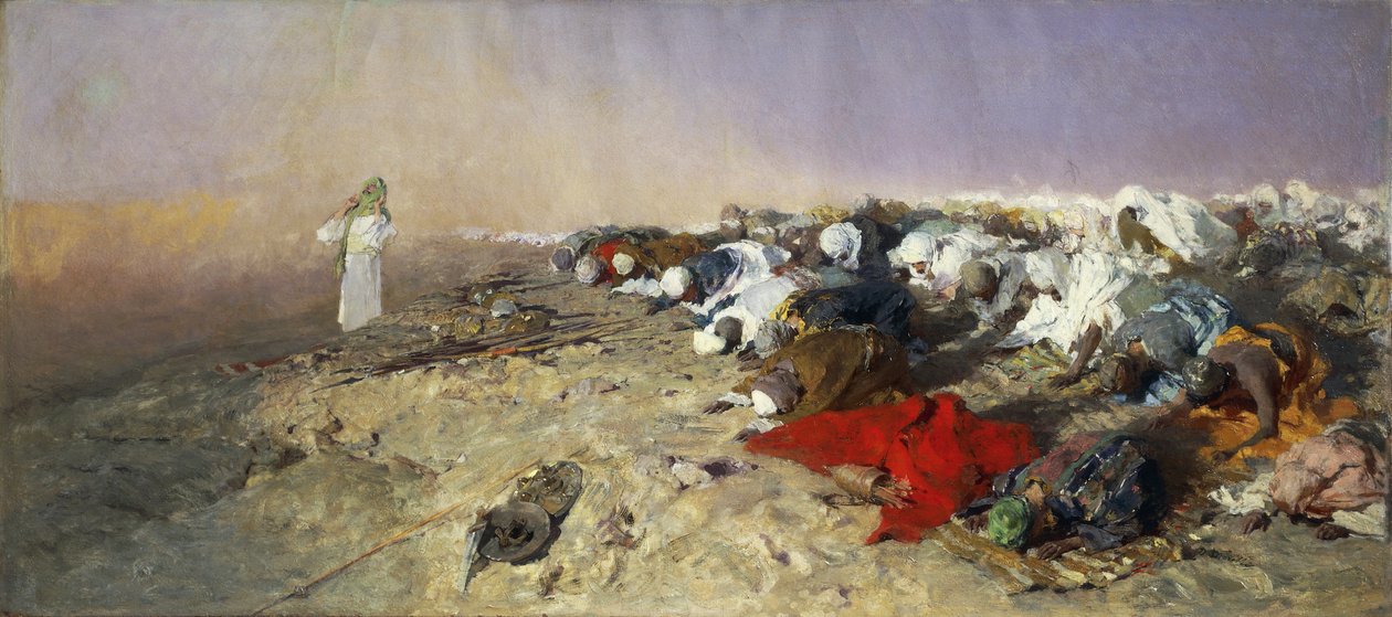 Muhammeds preken av Domenico Morelli