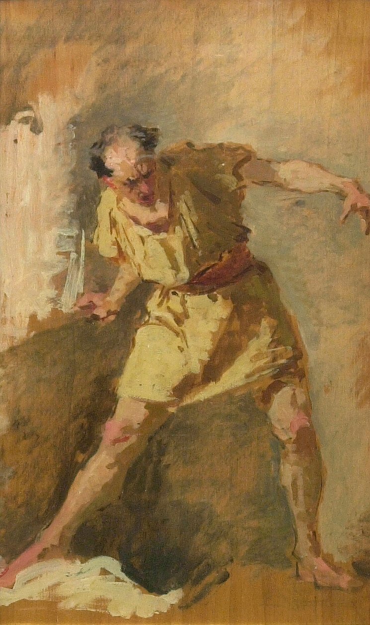 Gladiatoren, 1800-tallet. av Domenico Morelli