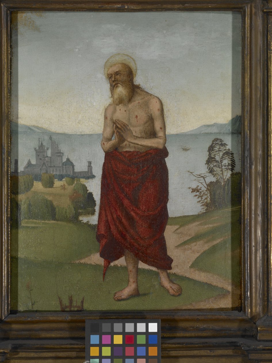 St. Onuphrius (olje på tre) av Domenico Panetti