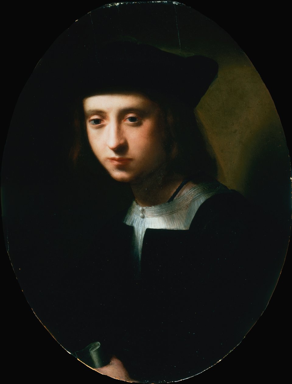 Portrett av en ungdom (olje) av Domenico Puligo