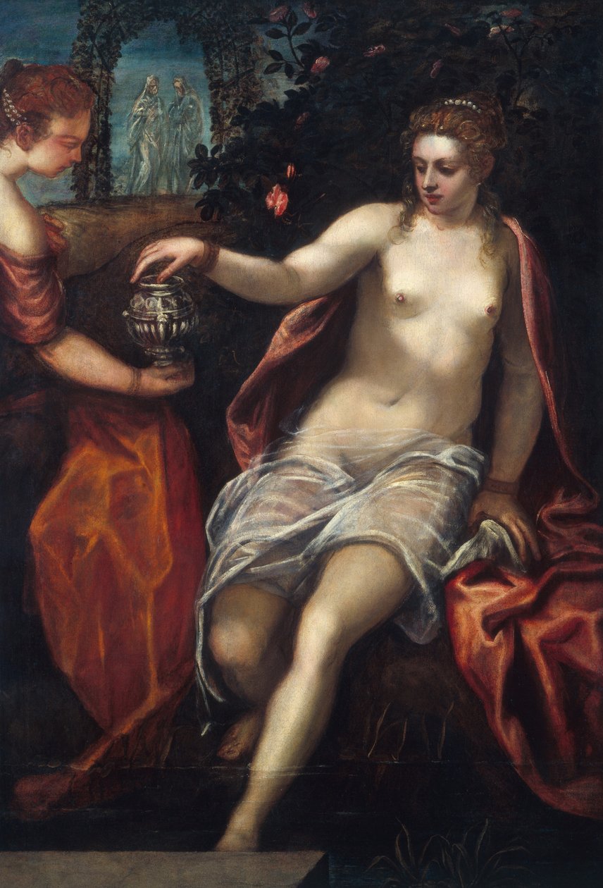 Susanna, ca. 1580-tallet. av Domenico Tintoretto