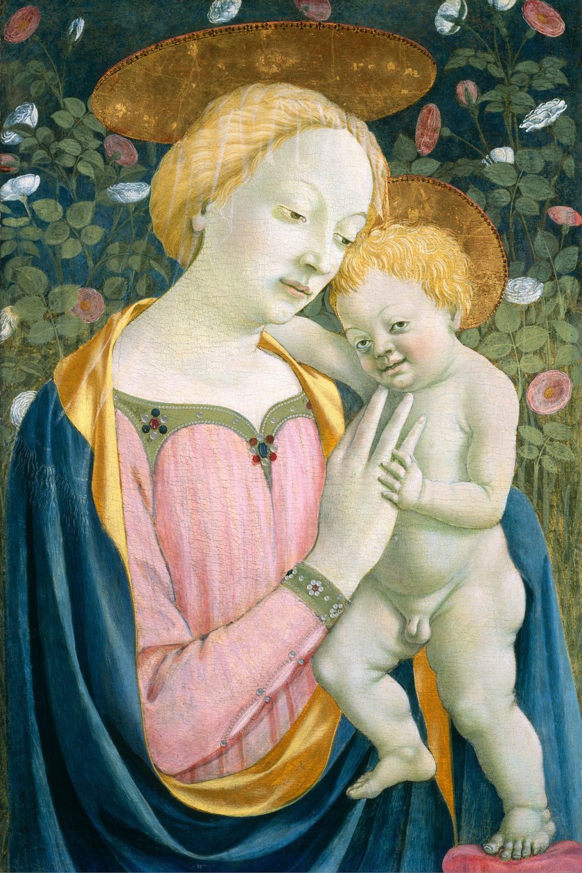 Madonna og barn, ca. 14451450. av Domenico Veneziano