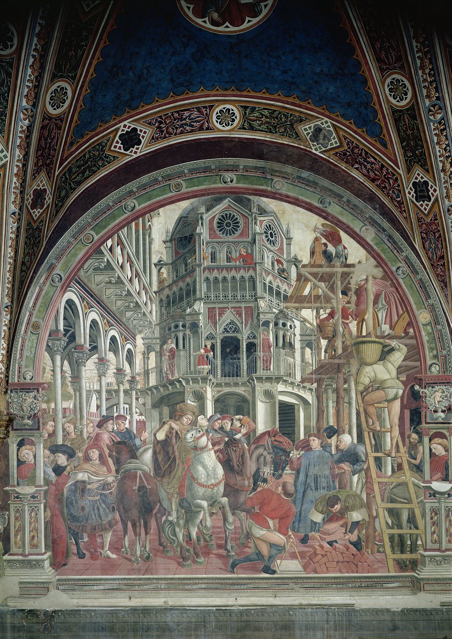 The Extension of the Hospital, c.1442-43 av Domenico di Bartolo