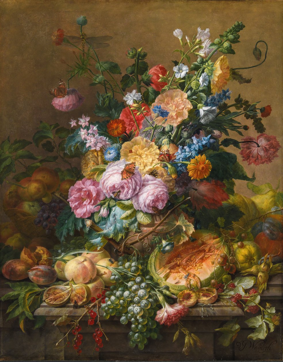 Blomster av Dominicus Gottfried Waerdigh