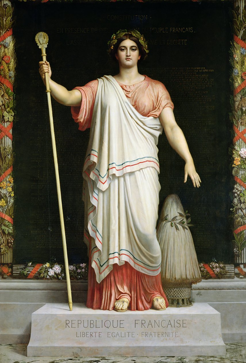 Allegory of the Republic, 1848 av Dominique Louis Papety