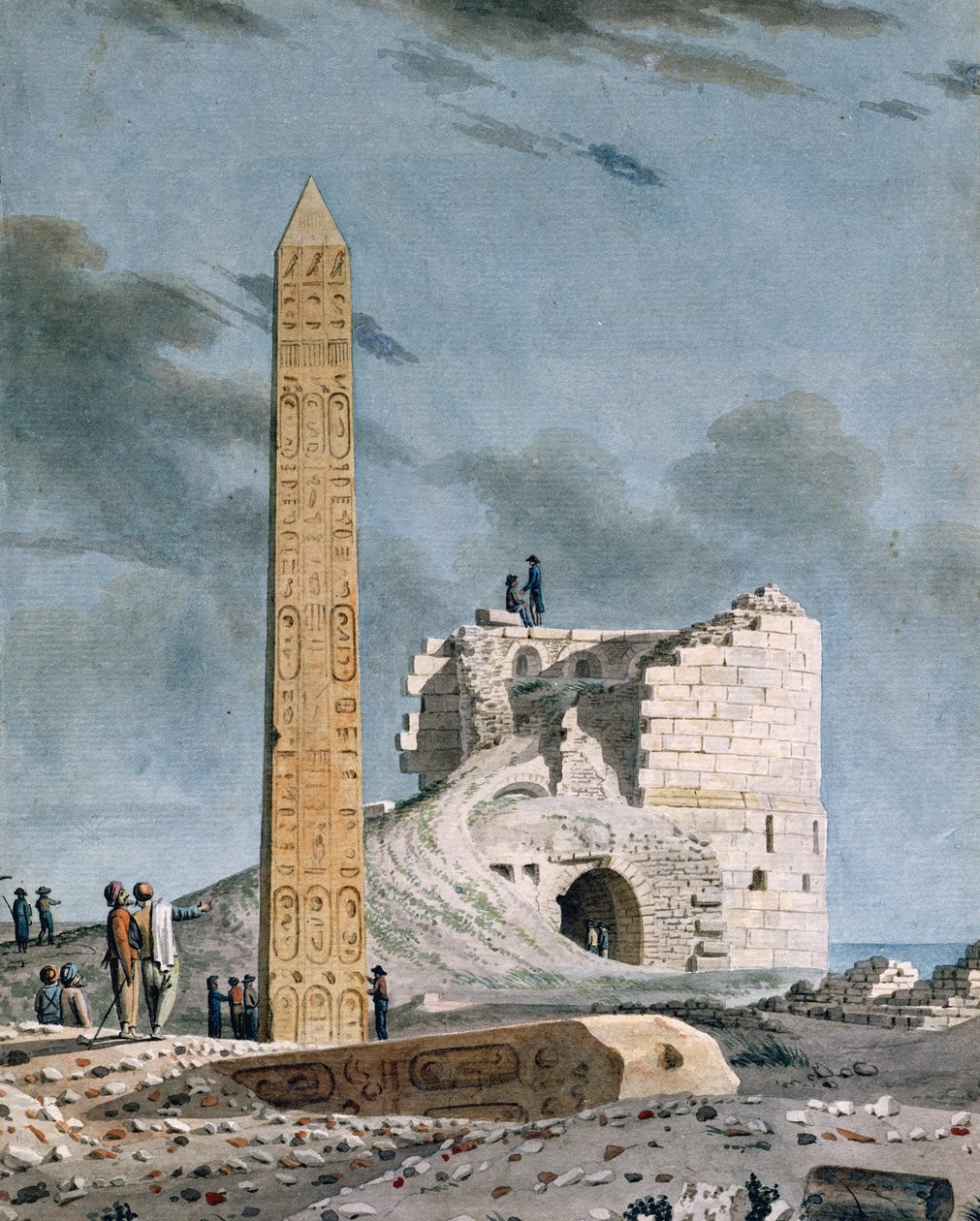 Obelisk av Cleopatra av Dominique Vivant Denon