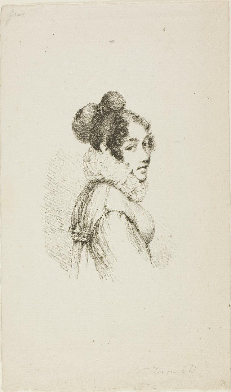 Portrett av en ung dame av Dominique Vivant Denon