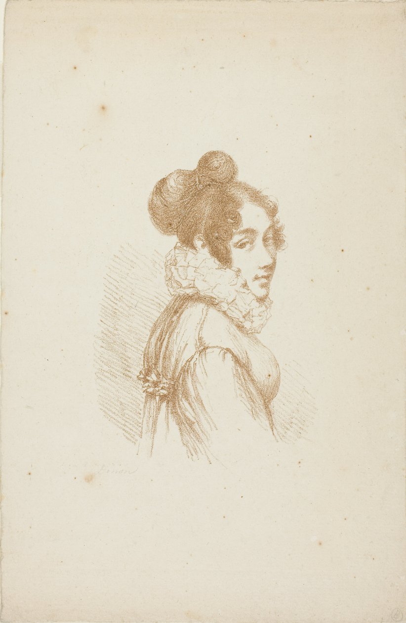 Portrett av en ung dame av Dominique Vivant Denon