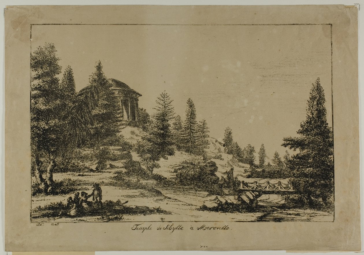 Sibyll-tempelet i Méréville av Dominique Vivant Denon
