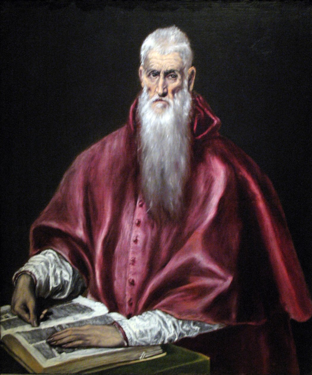 Saint Jerome som student av El Greco