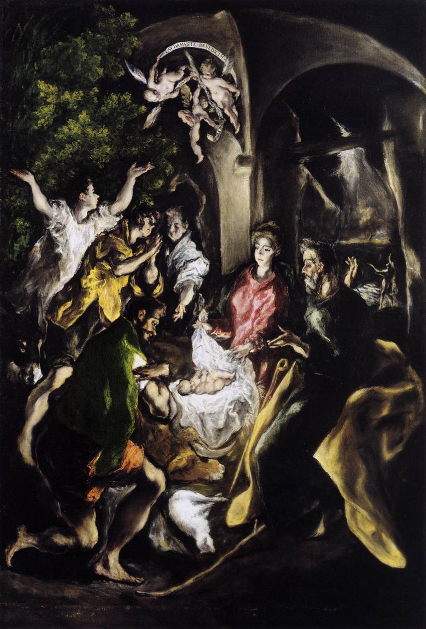 Tilbedelsen av hyrdene av El Greco